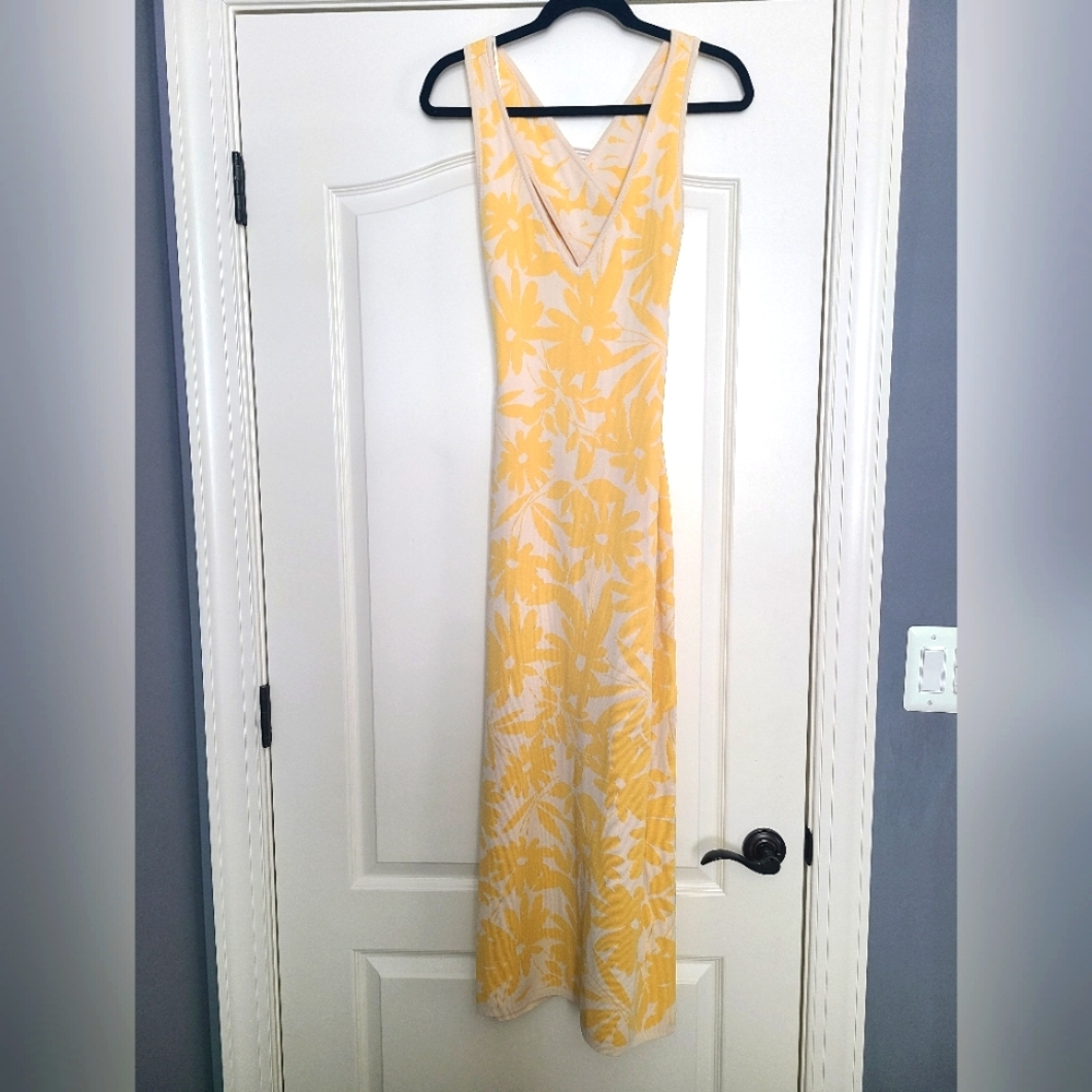 Significant Other Amari Floral Knit Midi Dress